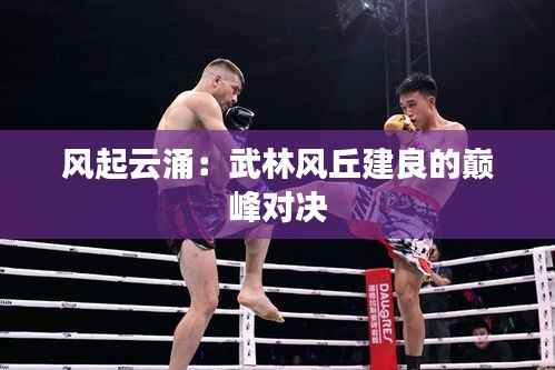 风起云涌:武林风丘建良的巅峰对决