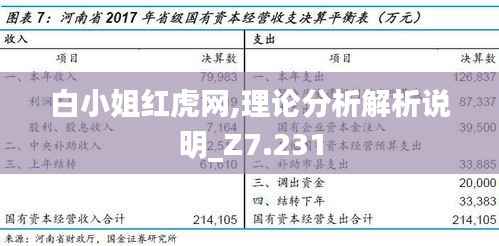 白小姐红虎网,理论分析解析说明_Z7.231