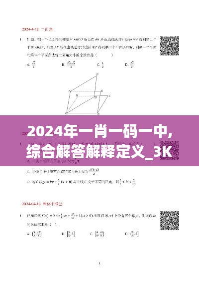 2024年一肖一码一中,综合解答解释定义_3K2.897