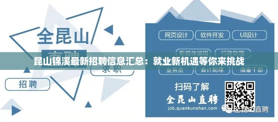 昆山锦溪最新招聘信息汇总:就业新机遇等你来挑战