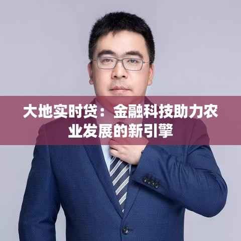 大地实时贷:金融科技助力农业发展的新引擎