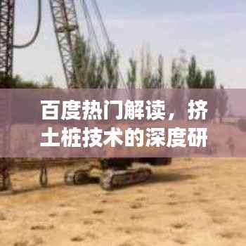 百度热门解读，挤土桩技术的深度研究探讨