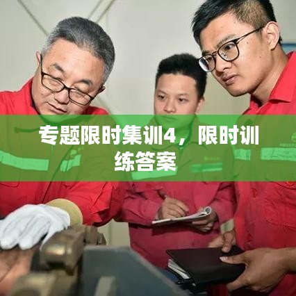 专题限时集训4，限时训练答案 